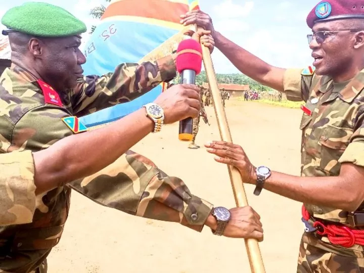 Beni : Le général de brigade Arthur Nzam prend la commande de la 32e brigade Réaction Rapide