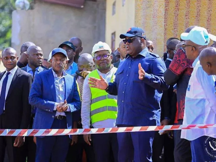 Kinshasa/Réhabilitation de la RN1-Matadi Kibala : Félix Tshisekedi en visite d’inspection des travaux