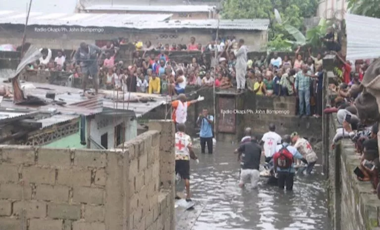 Inondation Kinshasa pluie diluvienne