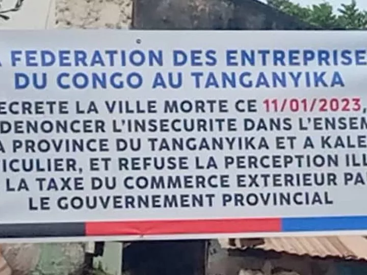 Tanganyika : La FEC a levé la mesure de grève observée pendant trois jours à Kalemie
