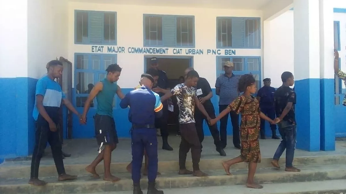 Beni : 19 présumés bandits dont une femme présentés par la PNC