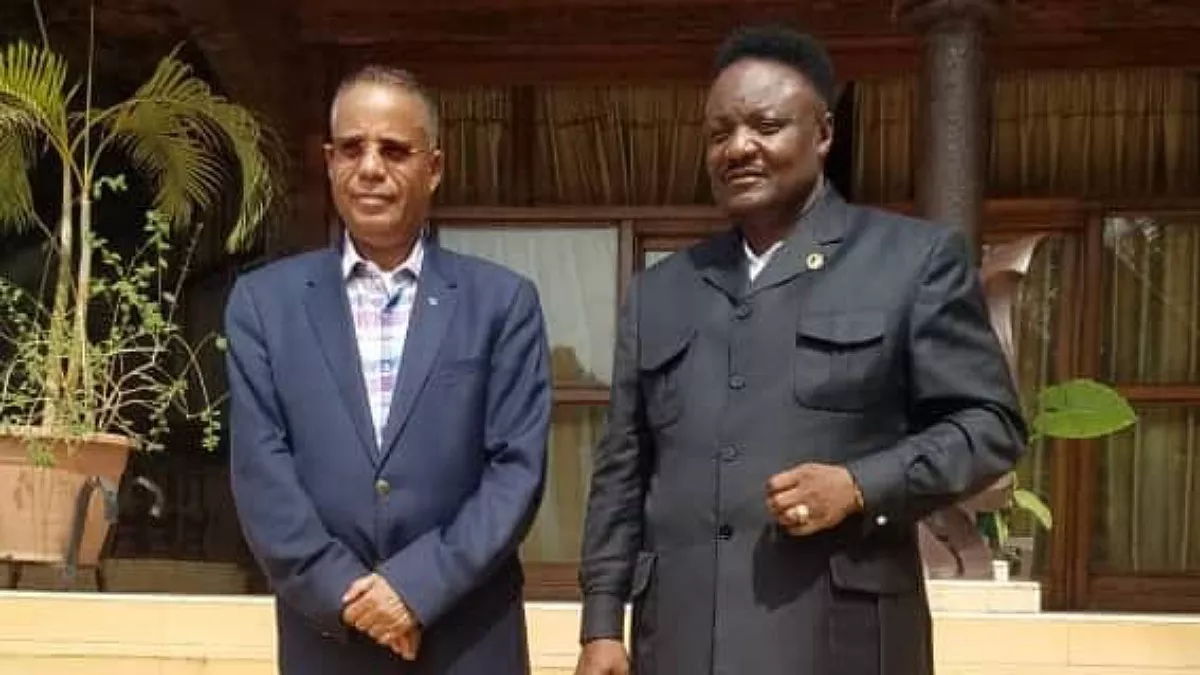 Lubumbashi : Jean-Claude Muyambo a reçu la visite du président de la CNSA Olengha Nkoy