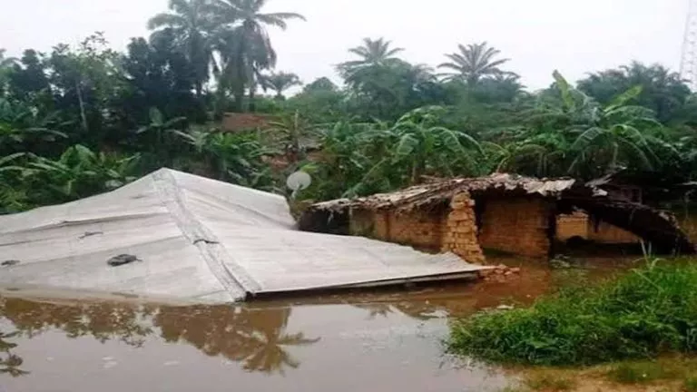 forte pluie à Shabunda-Centre