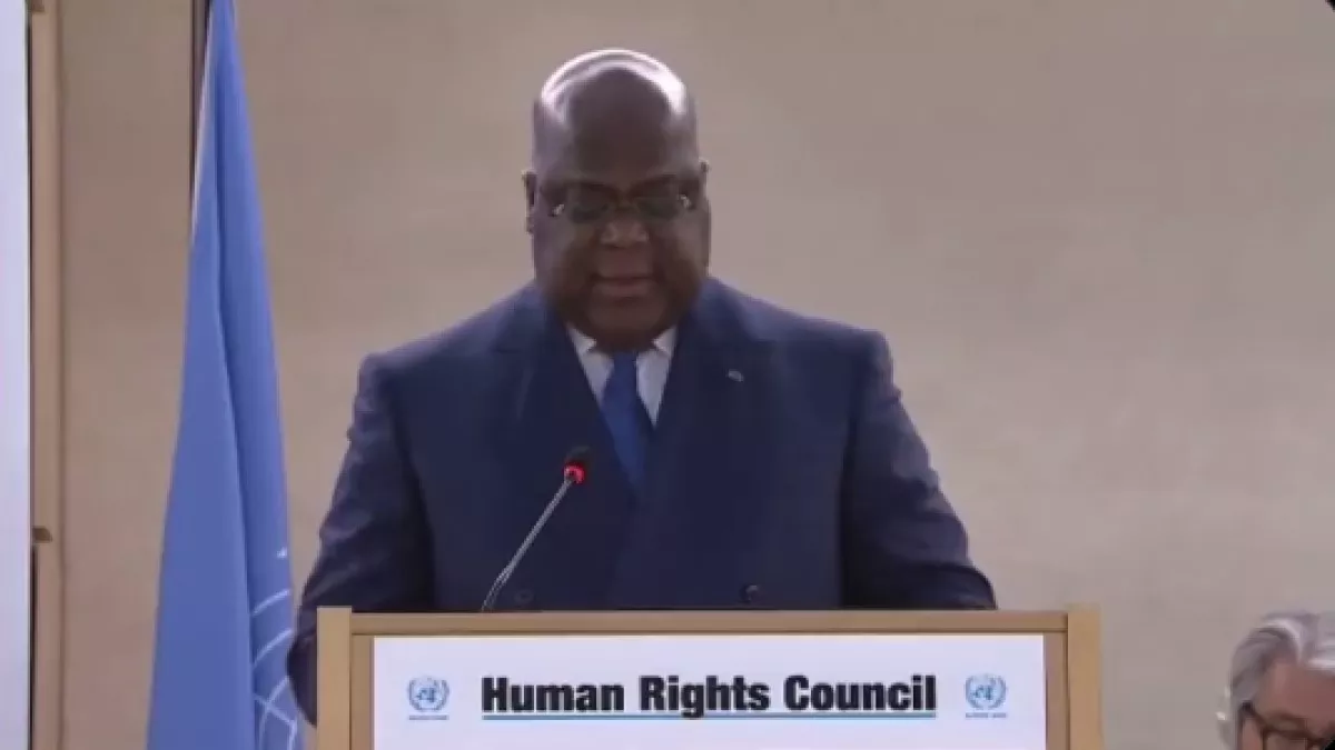 Tshisekedi : “Il n’y a plus aujourd’hui dans mon pays des congolais arrêtés pour leurs opinions ou appartenances politiques”