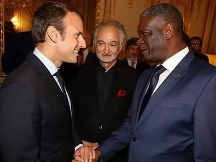 RDC : Macron a discrètement rencontré Mukwege, potentiel candidat à la présidentielle congolaise