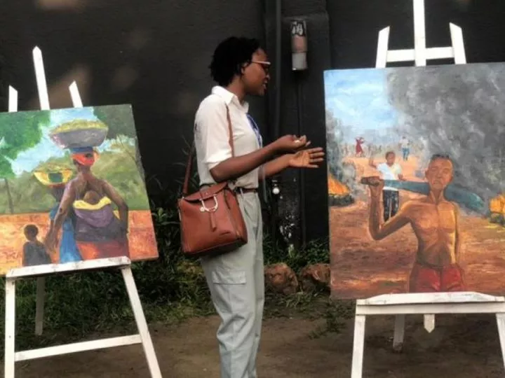 Culture : 10 femmes plasticiennes exposent leurs arts au Musée de Kolwezi