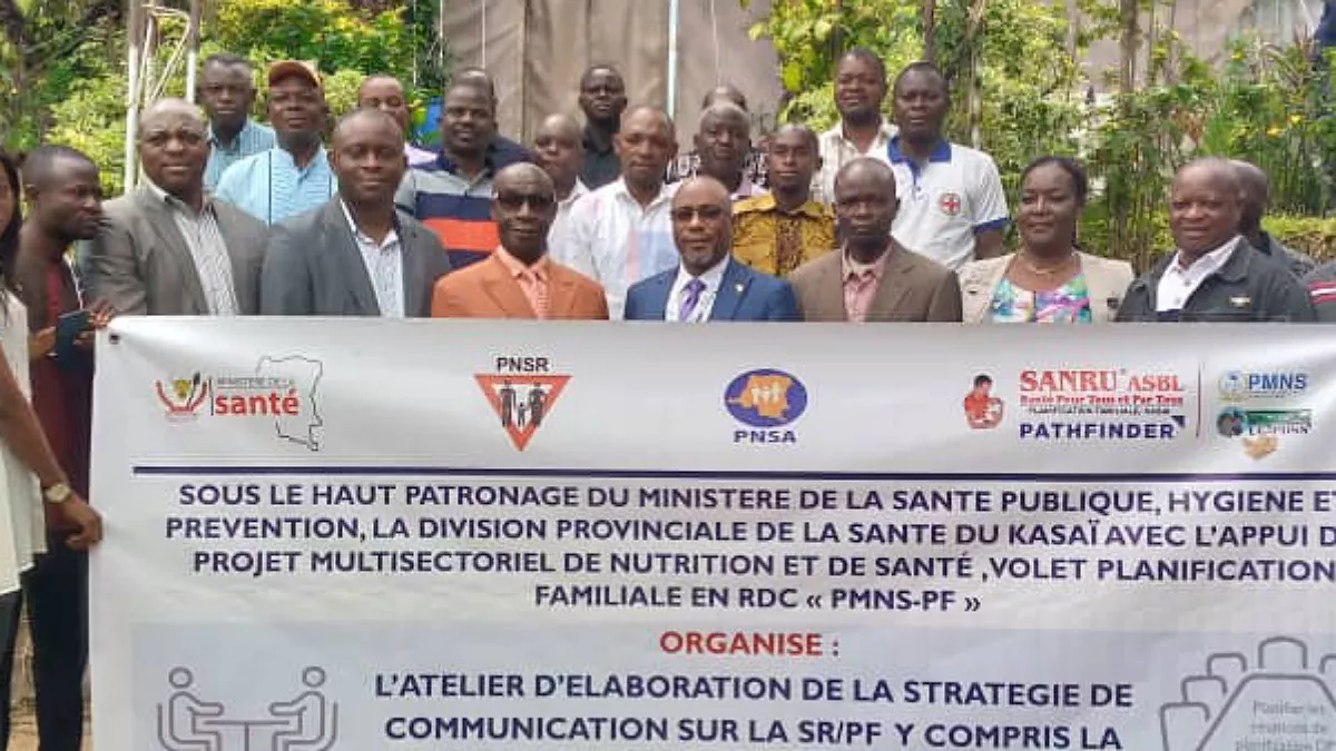 Kasaï : 26 experts en communication prennent part à un atelier axé sur la planification familiale et la santé sexuelle et reproductive des adolescents et jeunes