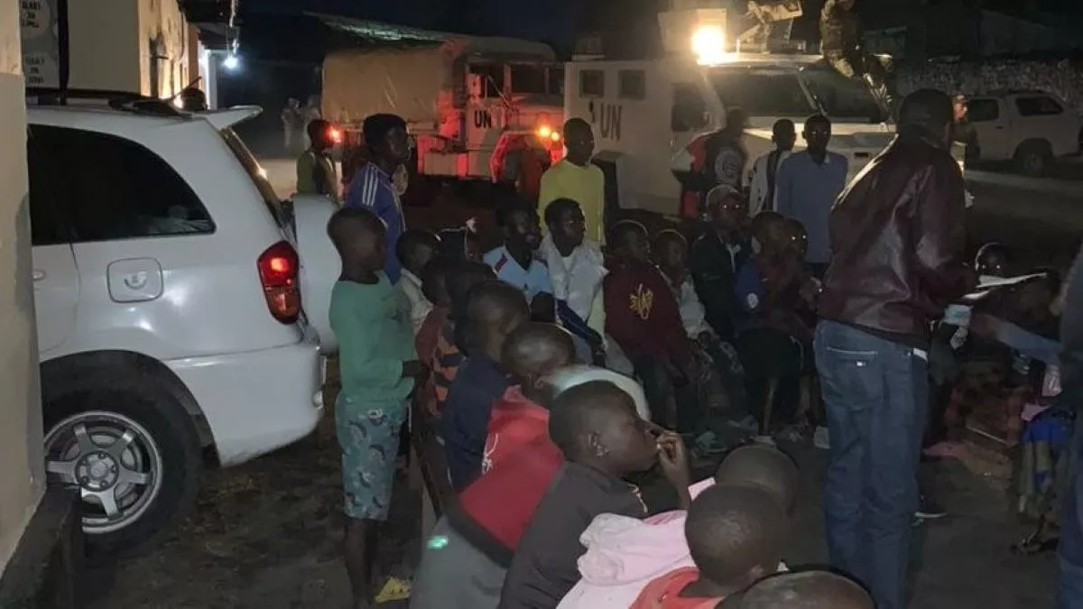 Sake : la MONUSCO évacue 50 enfants en danger pendant les combats M23 et FARDC