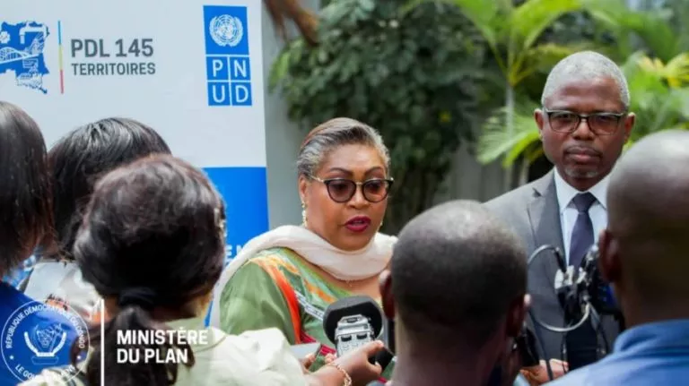 Judith Suminwa Tuluka, et Damien Mama, Représentant résident du PNUD