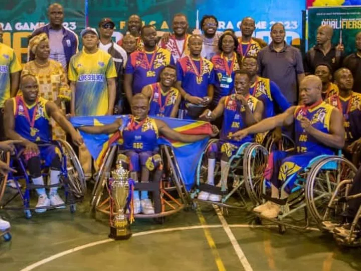 Basketball sur Fauteuil : la RDC qualifiée aux jeux para-africains Ghana 2023