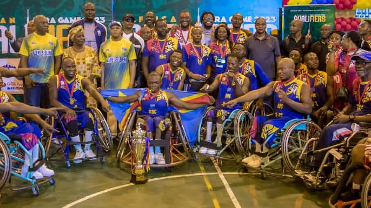 Basketball sur Fauteuil : la RDC qualifiée aux jeux para-africains Ghana 2023