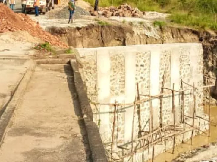 Uvira : les travaux de stabilisation des érosions sur la RN5 dans la plaine de la Ruzizi ont effectivement démarrés