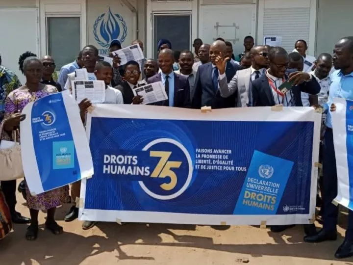 Le BCNUDH célèbre les 75 ans de la Déclaration Universelle des Droits de l’Homme avec une campagne DUDH au Kasaï