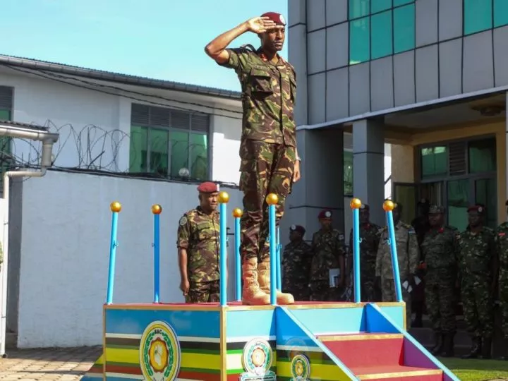 Le major général Aphaxard Muthuri Kiugu a officiellement pis les commandes de l’EACRF à Goma