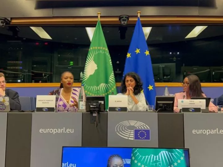 Aminata Namasia : La Voix de la RDC sur la Transition Énergétique à la Rencontre UE-UA