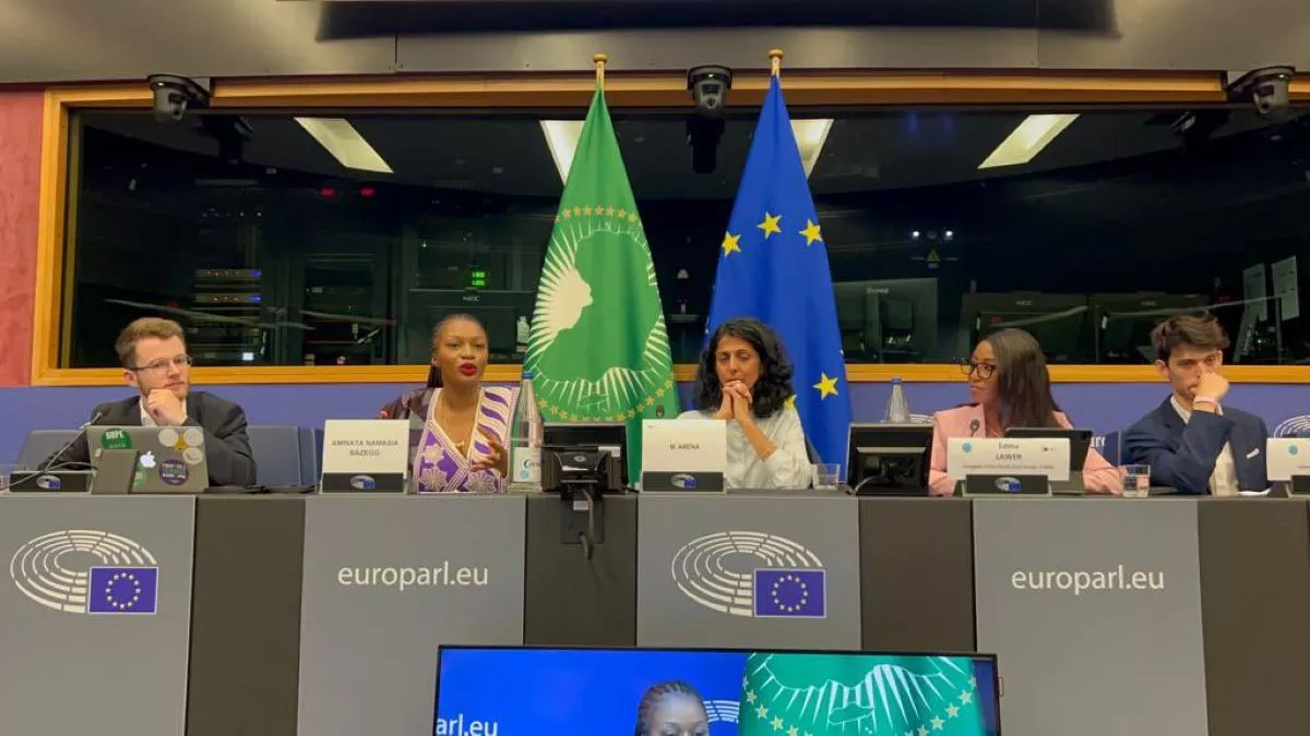 Aminata Namasia : La Voix de la RDC sur la Transition Énergétique à la Rencontre UE-UA