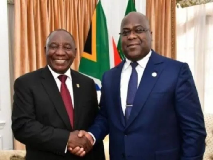 Le président sud-africain Cyril Ramaphosa en Visite officielle à Kinshasa pour une mission cruciale de 2 jours