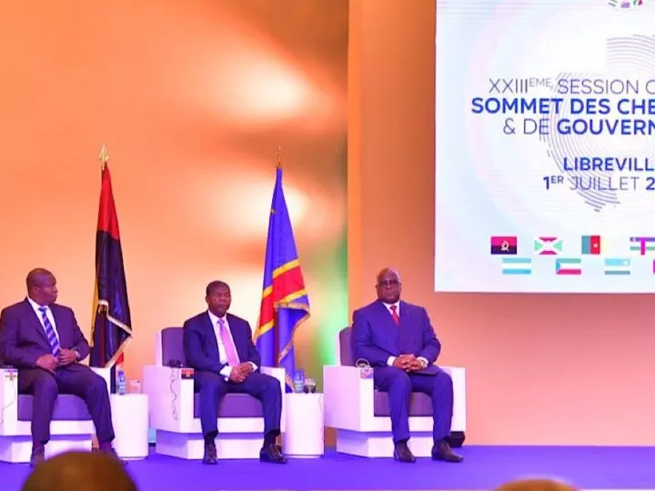 Le Président Tshisekedi participe au 23ème Sommet ordinaire de la CEEAC à Libreville, Gabon