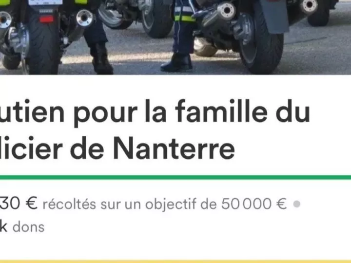 France : Un policier français ayant abattu un jeune de 17 ans, Nael, reçoit plus d’un demi-million d’euros de soutien