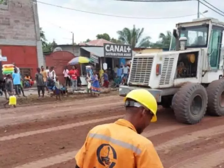 Nouvelle voie à Kinshasa : la route B.A.T à N’sele en chantier