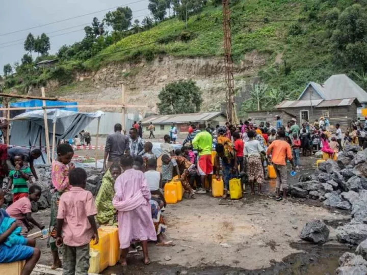 Crise d’eau à Nyiragongo : Appel à l’aide pour les déplacés en manque d’eau potable