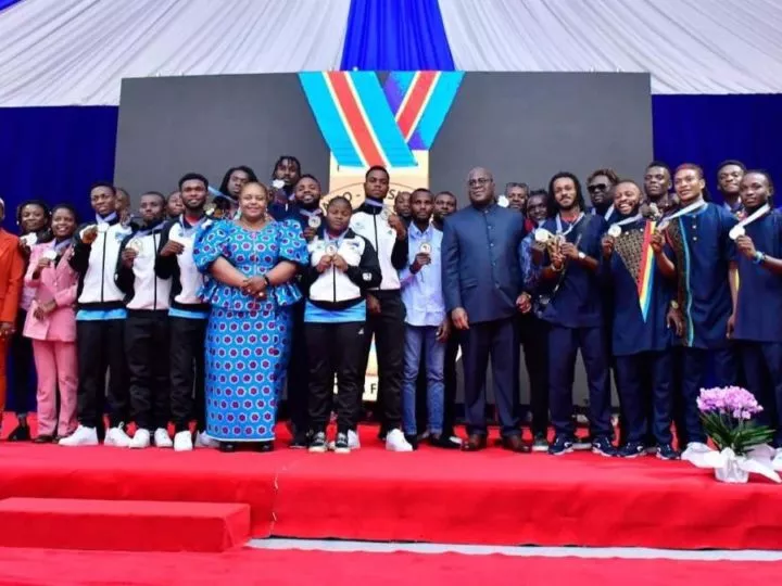 RDC : Félix-Antoine Tshisekedi Honore les Athlètes des Jeux de la Francophonie lors d’un Dîner Officiel