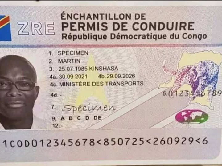 Nouveaux permis de conduire biométriques en RDC : Tarification et Détails Révélés