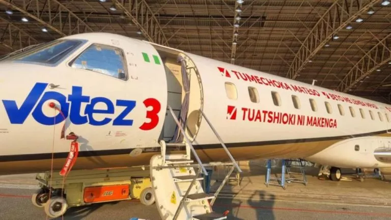 Moise Katumbi avion Présidentielle 2023 ceni