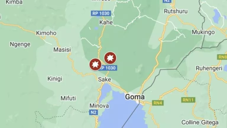 Sake M23 nord Kivu Goma