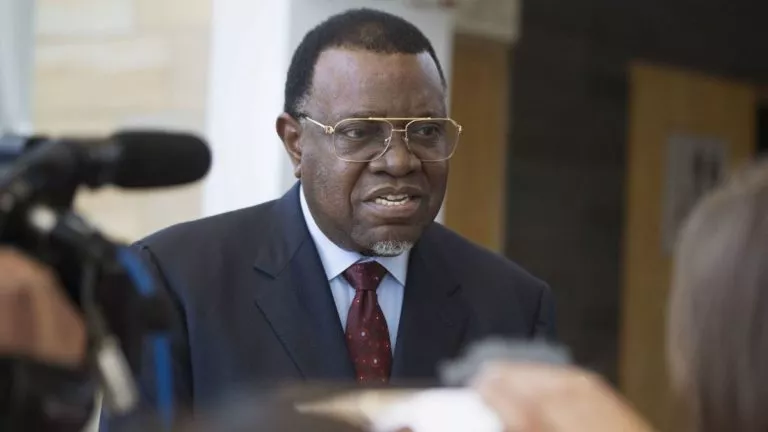 Hage Geingob Namibie Président