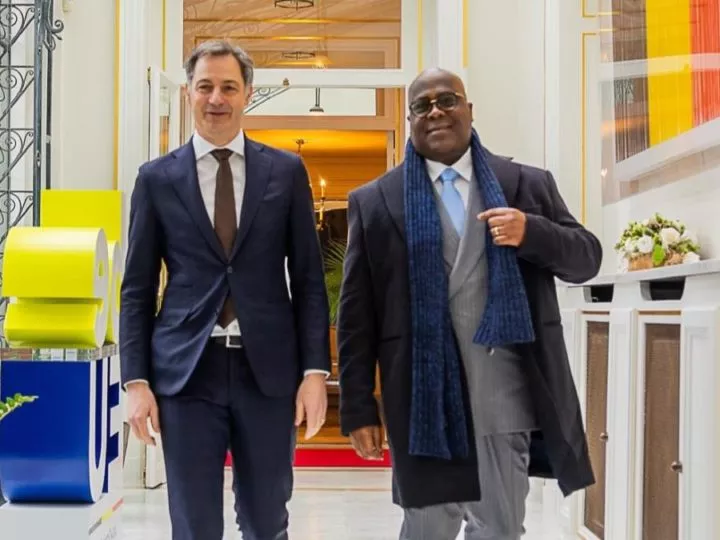 Le président Tshisekedi à Bruxelles pour une visite officielle