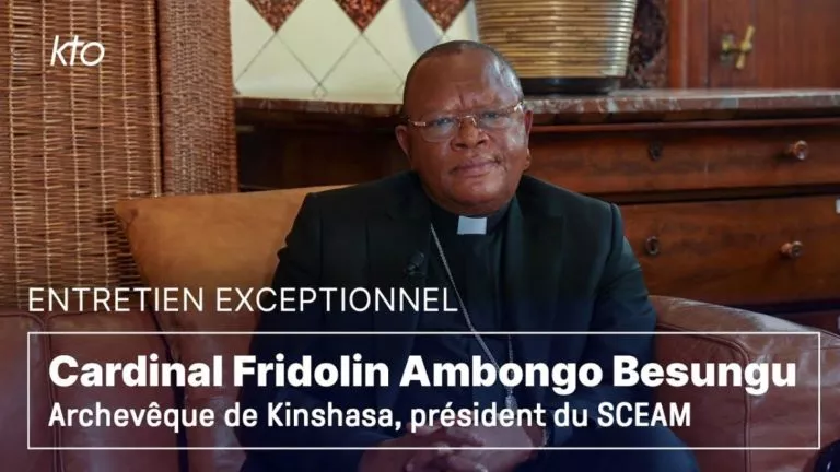 Cardinal Fridolin AMBONGO KTO interview peine de mort RDC KTO