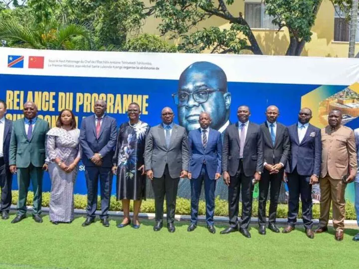 Nouveau départ pour le programme Sino-Congolais : Cérémonie présidée par Jean-Michel Sama Lukonde
