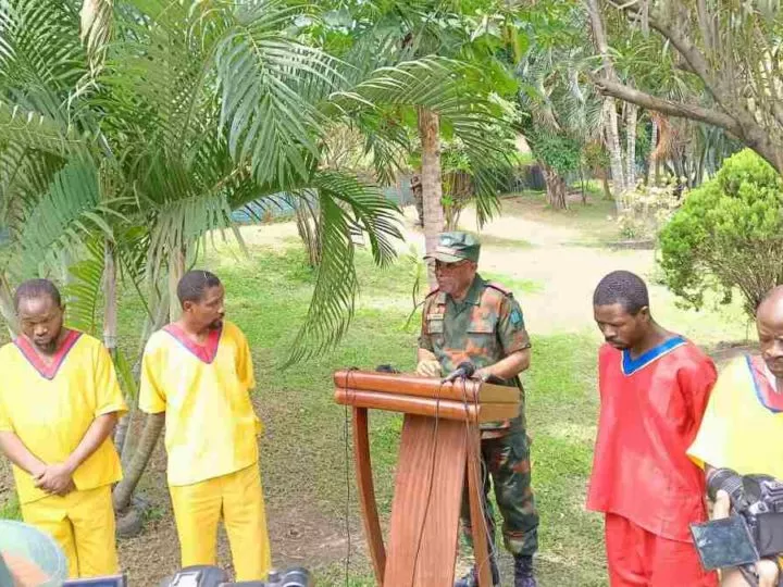 Révélation à Kinshasa : Présentation par les FARDC de 4 associés des Forces Rwandaises et M23