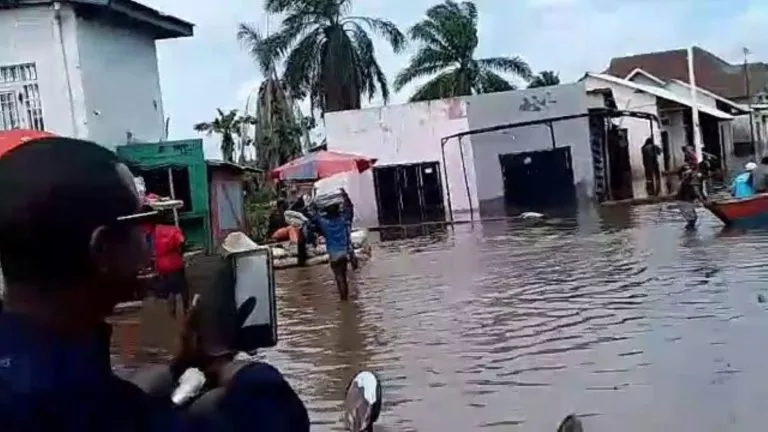 Kalemie innondation Tanganyika