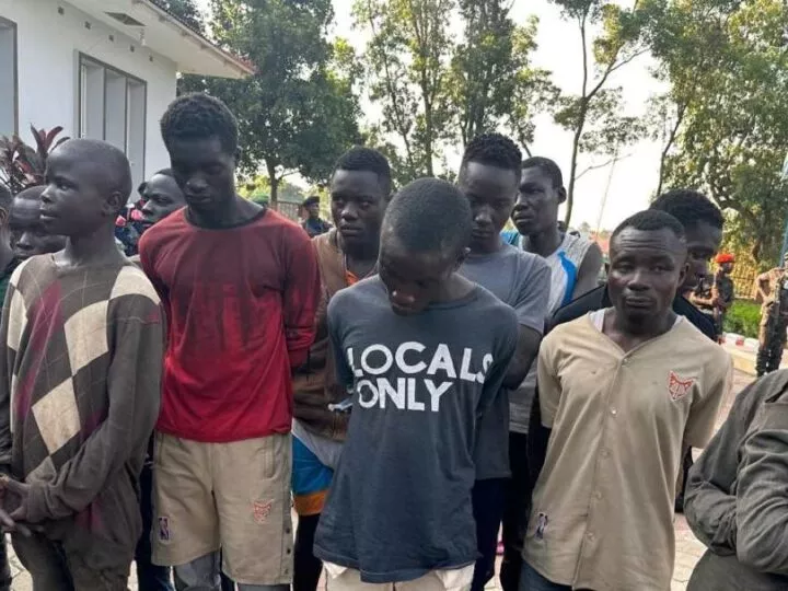 Ituri : 35 voleurs présentés au Gouverneur militaire Luboya Nkashama