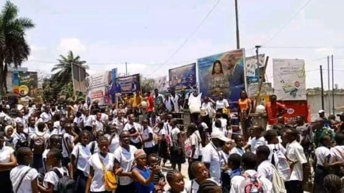 Kongo Central : Tirs de sommation pour disperser des élèves en manifestation à Matadi