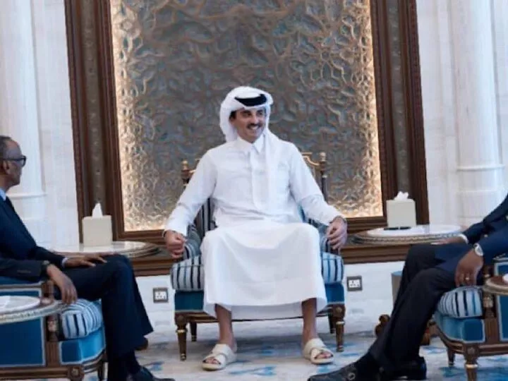 Tête-à-tête Félix et Kagame à Doha